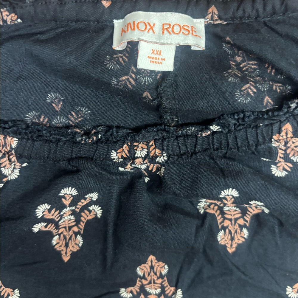 Knox Rose boho short-sleeve top - Picture 3 of 4
